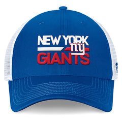 New York Giants Upper Trucker Adjustable Hat - Royal/White - Fanatics