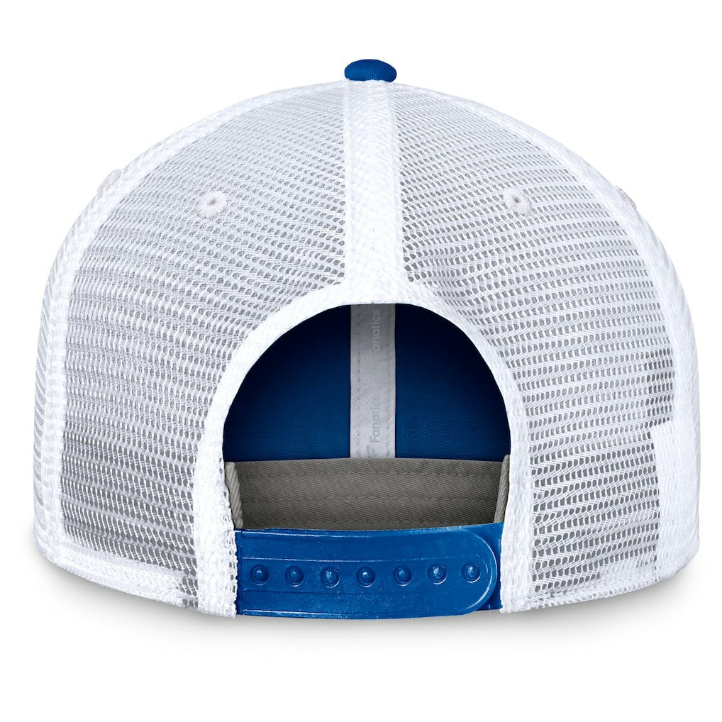 New York Giants Upper Trucker Adjustable Hat - Royal/White - Fanatics