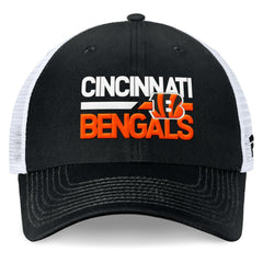 Cincinnati Bengals Upper Trucker Adjustable Hat - Black/White - Fanatics