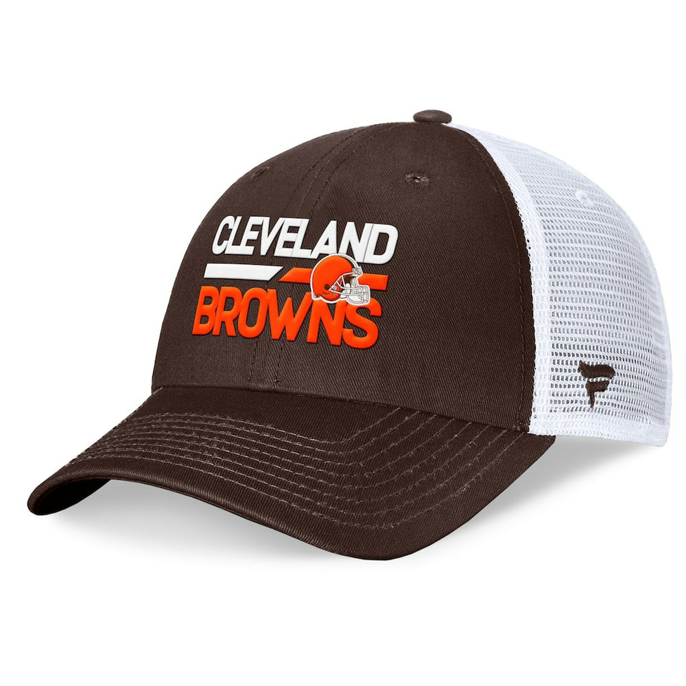 Cleveland Browns Upper Trucker Adjustable Hat - Brown/White - Fanatics