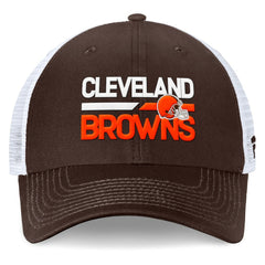 Cleveland Browns Upper Trucker Adjustable Hat - Brown/White - Fanatics