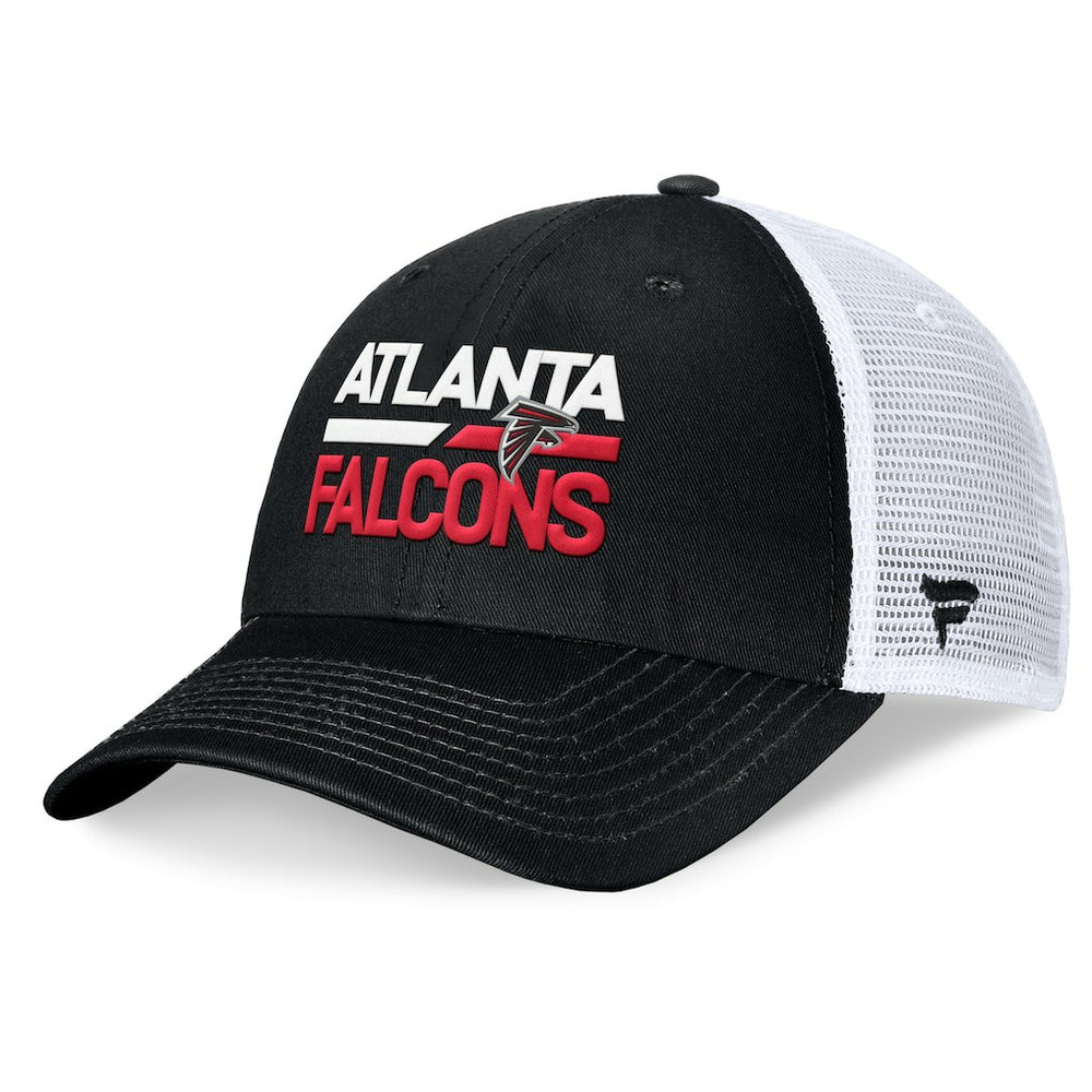 Atlanta Falcons Upper Trucker Adjustable Hat - Black/White - Fanatics