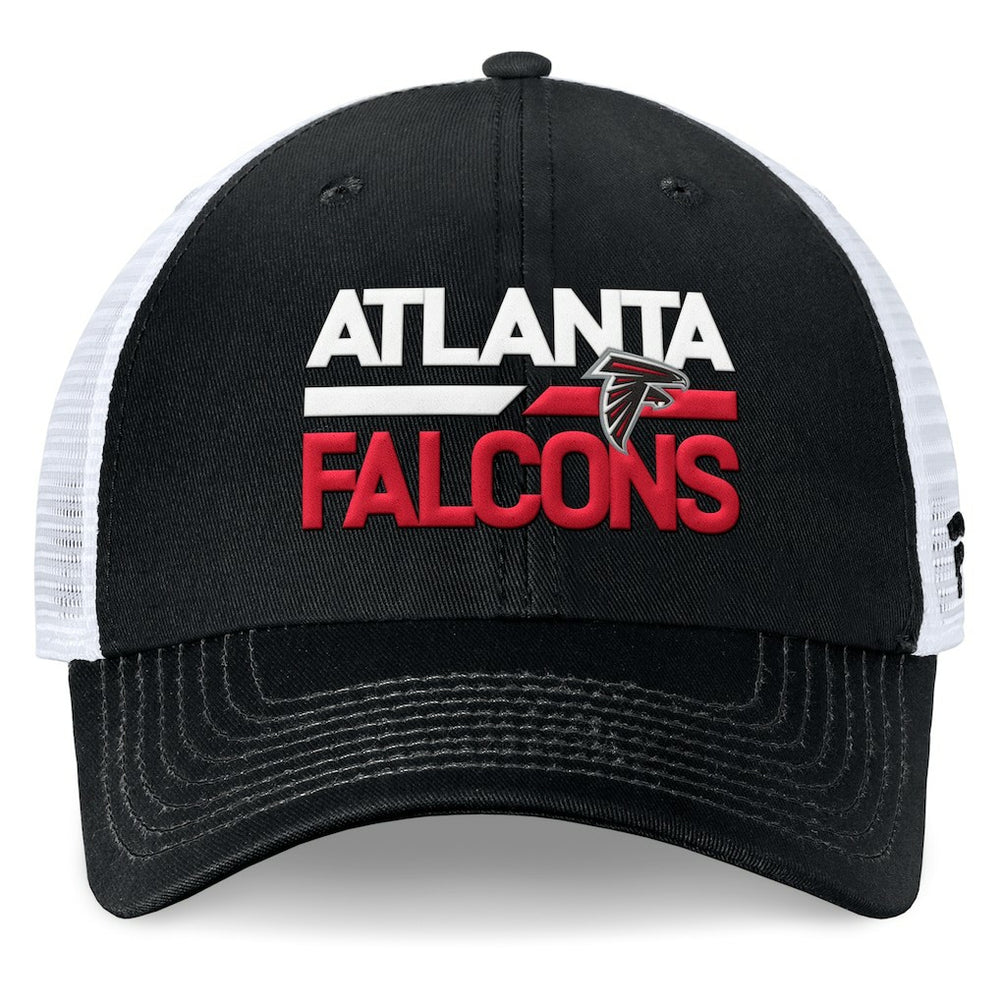 Atlanta Falcons Upper Trucker Adjustable Hat - Black/White - Fanatics