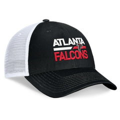Atlanta Falcons Upper Trucker Adjustable Hat - Black/White - Fanatics