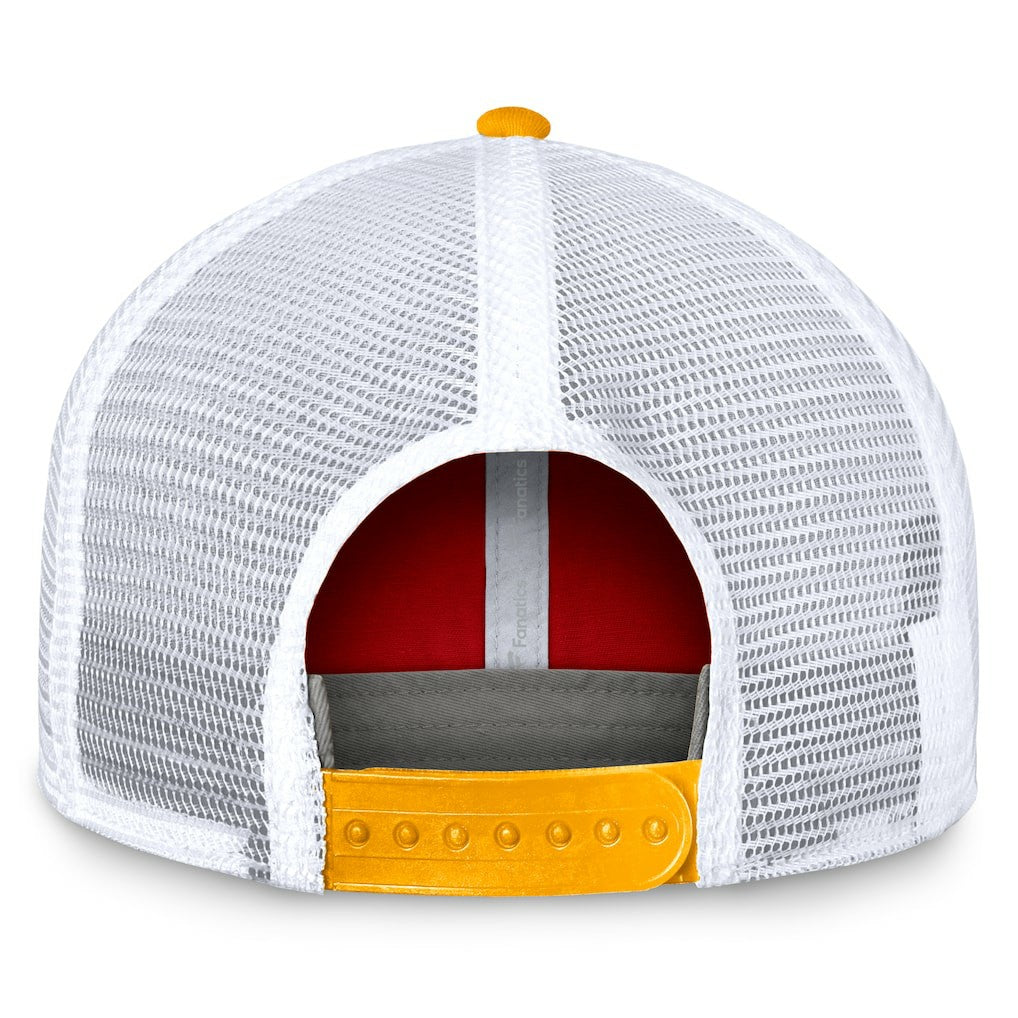 Kansas City Chiefs Bench Trucker Adjustable Hat - Red/Gold - Fanatics