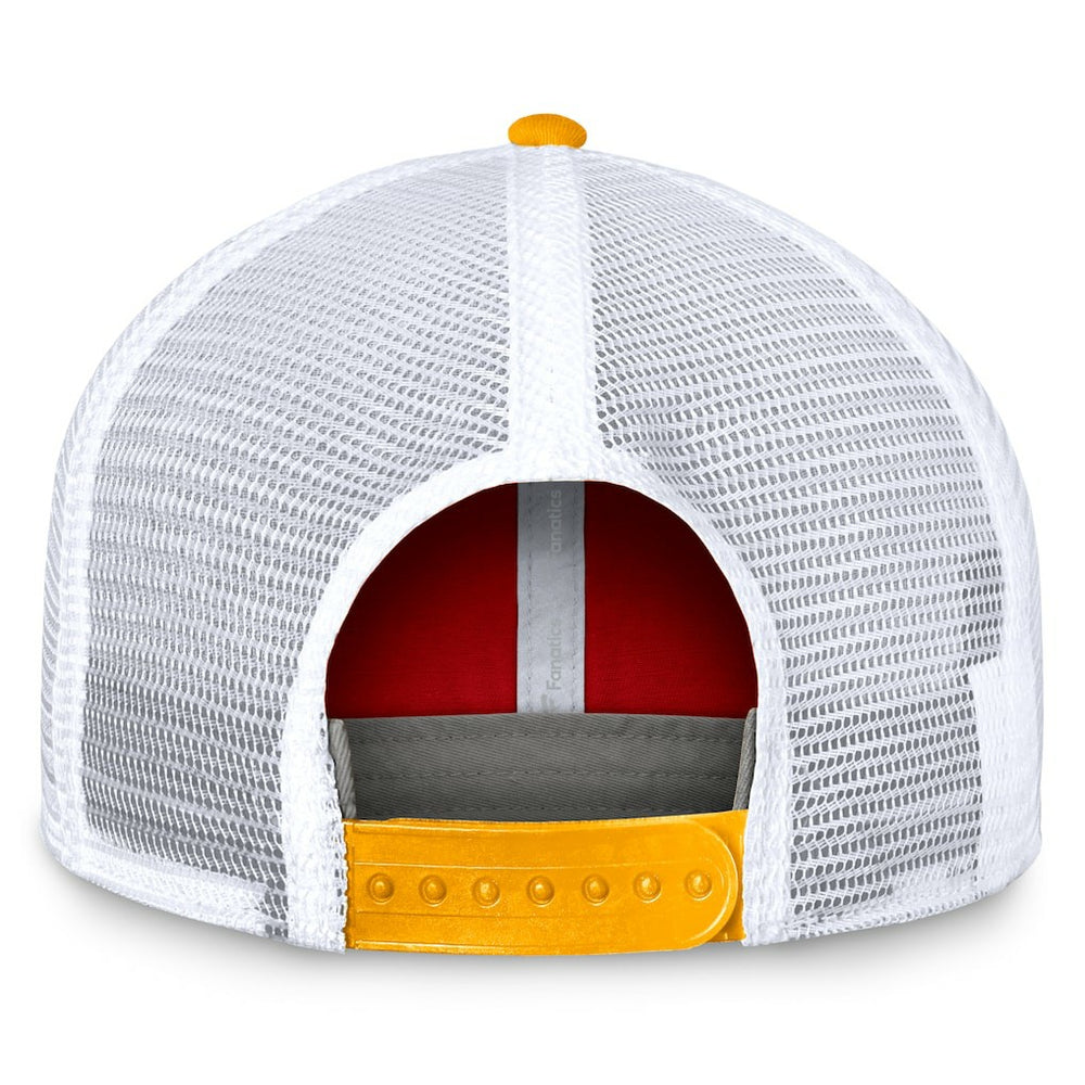 Kansas City Chiefs Bench Trucker Adjustable Hat - Red/Gold - Fanatics