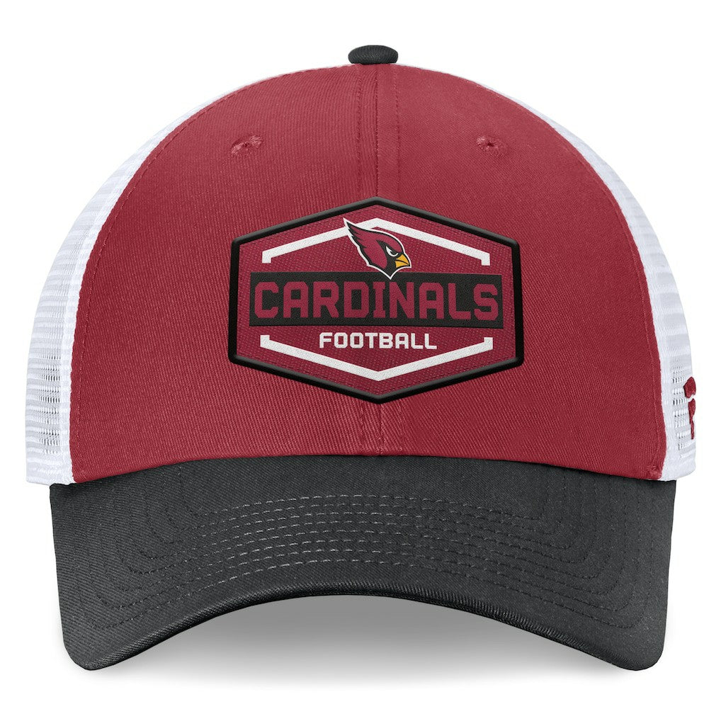 Arizona Cardinals Bench Trucker Adjustable Hat - Cardinal/Black - Fanatics