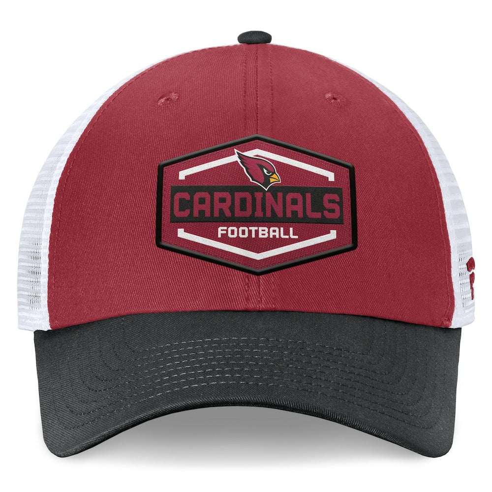 Arizona Cardinals Bench Trucker Adjustable Hat - Cardinal/Black - Fanatics