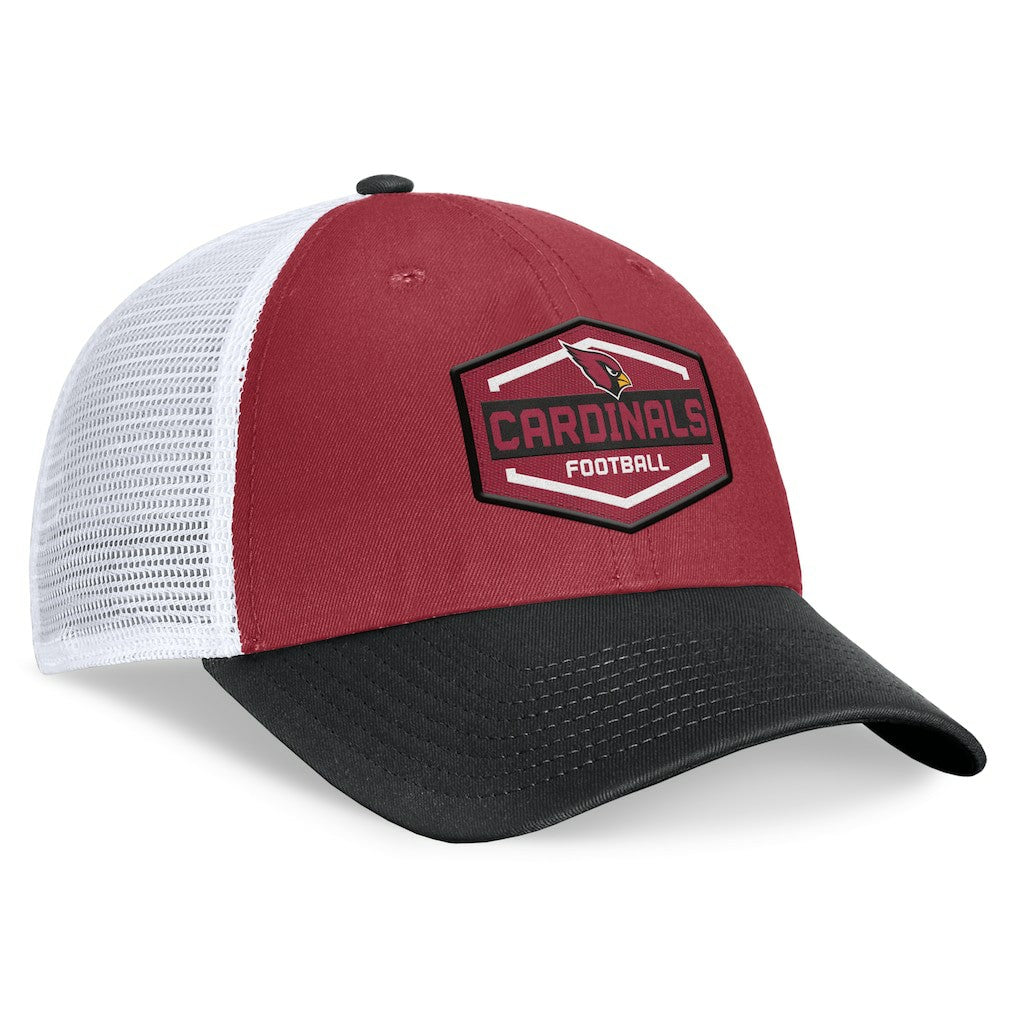 Arizona Cardinals Bench Trucker Adjustable Hat - Cardinal/Black - Fanatics