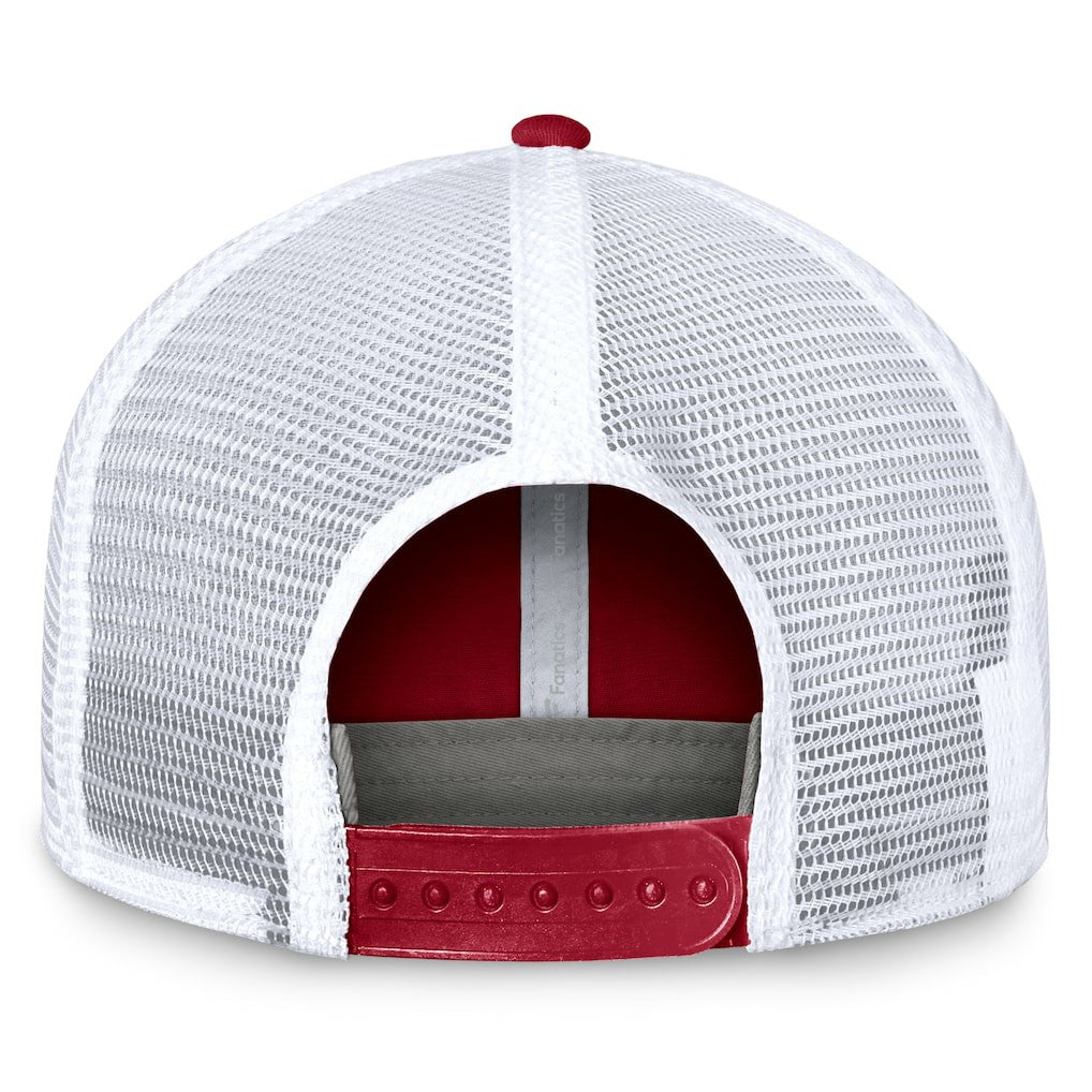 Atlanta Falcons Bench Trucker Adjustable Hat - Black/Red - Fanatics