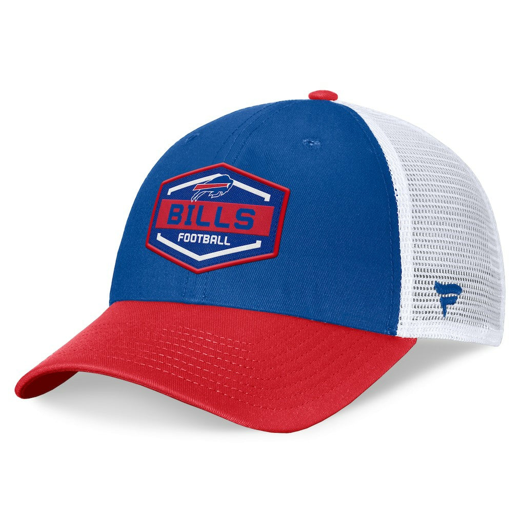 Buffalo Bills Bench Trucker Adjustable Hat - Royal/Red - Fanatics