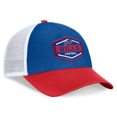 Buffalo Bills Bench Trucker Adjustable Hat - Royal/Red - Fanatics