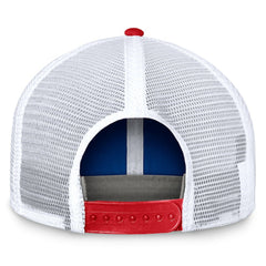 Buffalo Bills Bench Trucker Adjustable Hat - Royal/Red - Fanatics