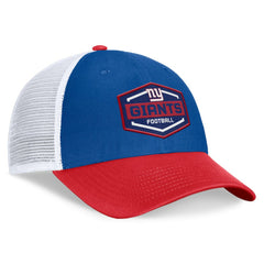 New York Giants Bench Trucker Adjustable Hat - Royal/Red - Fanatics