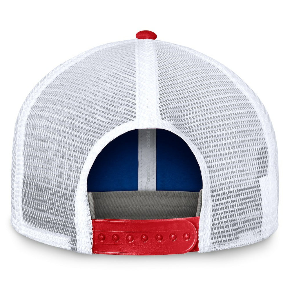 New York Giants Bench Trucker Adjustable Hat - Royal/Red - Fanatics
