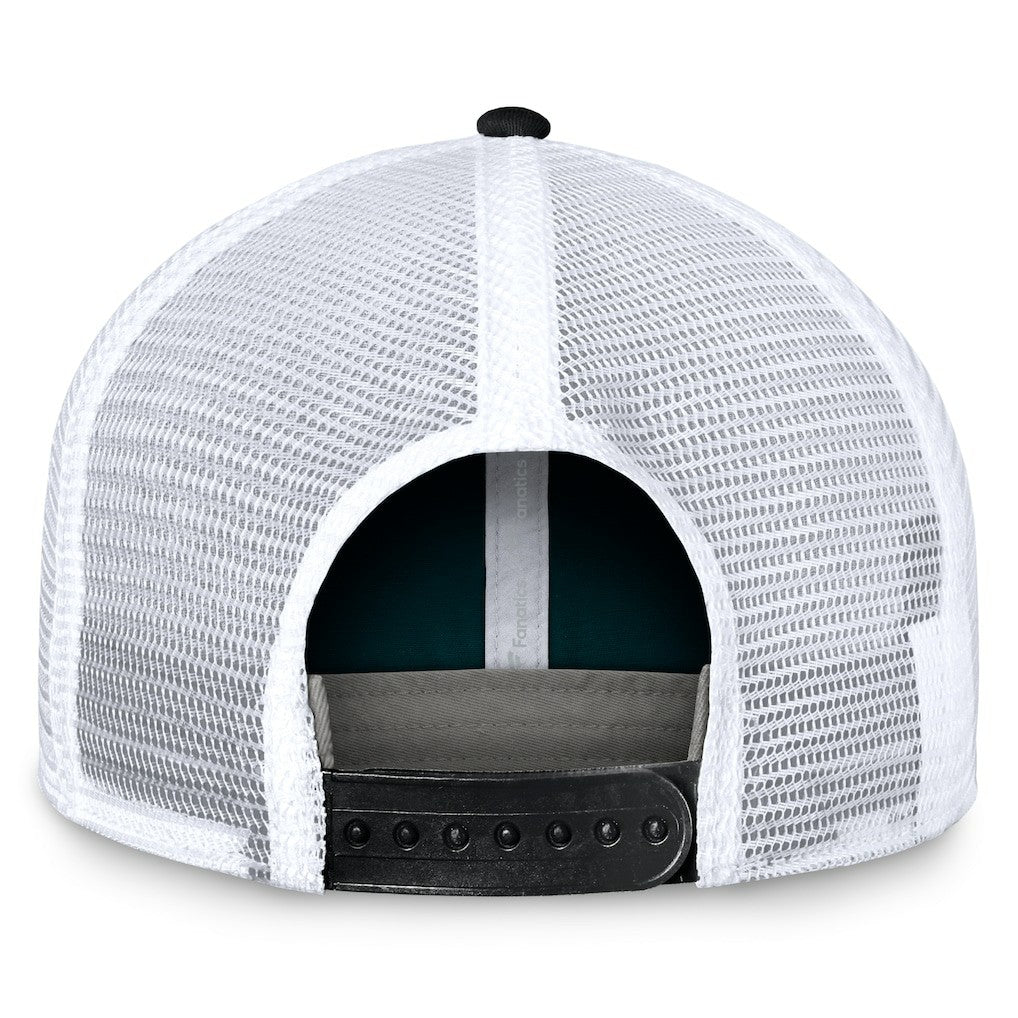 Philadelphia Eagles Bench Trucker Adjustable Hat - Midnight Green/Black - Fanatics