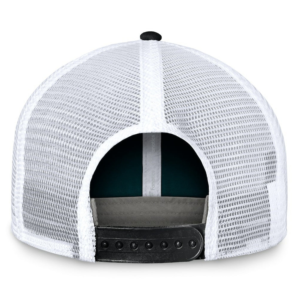 Philadelphia Eagles Bench Trucker Adjustable Hat - Midnight Green/Black - Fanatics