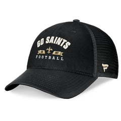 New Orleans Saints Timeout Trucker Adjustable Hat - Black - Fanatics
