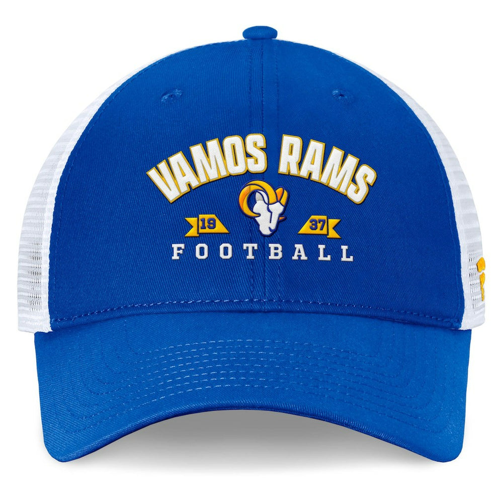 Los Angeles Rams Timeout Trucker Adjustable Hat - Royal - Fanatics