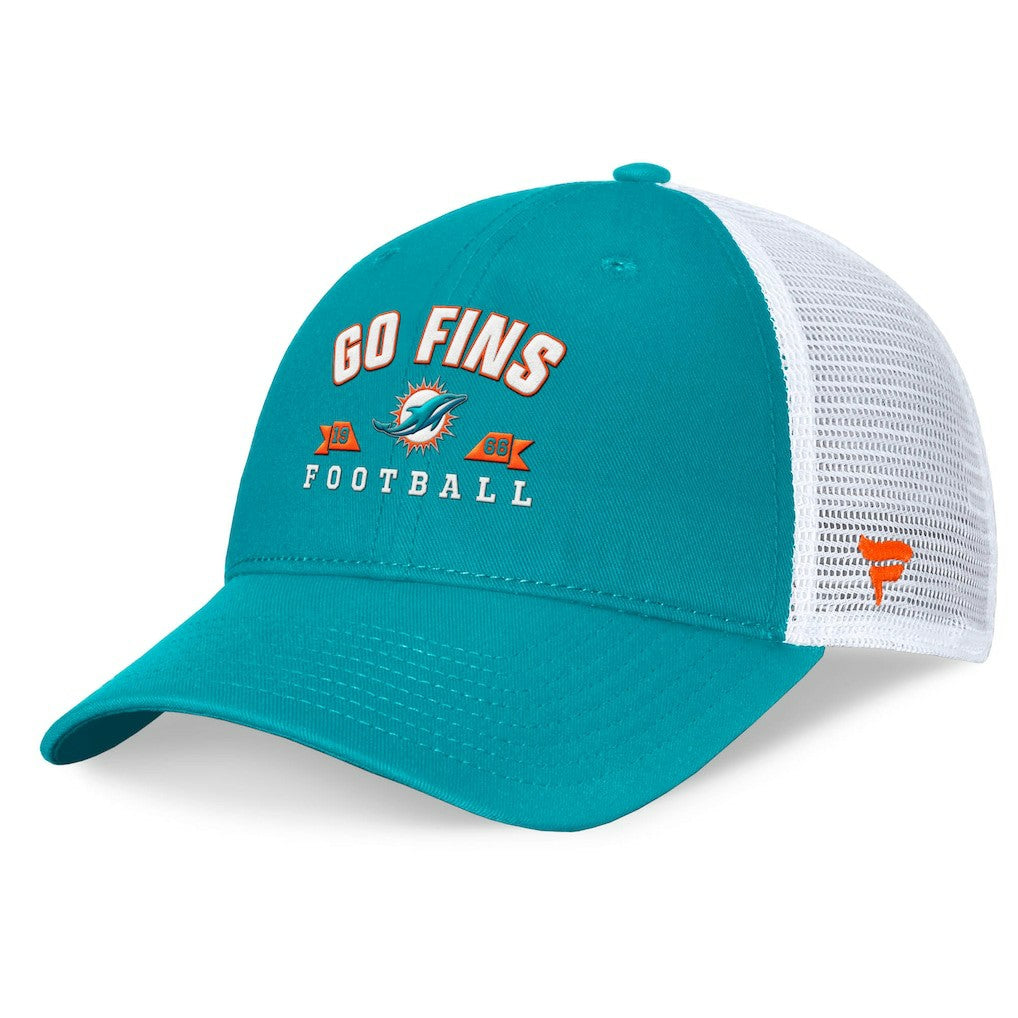 Miami Dolphins Timeout Trucker Adjustable Hat - Aqua - Fanatics