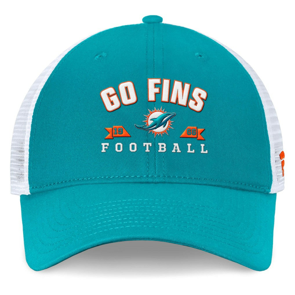 Miami Dolphins Timeout Trucker Adjustable Hat - Aqua - Fanatics