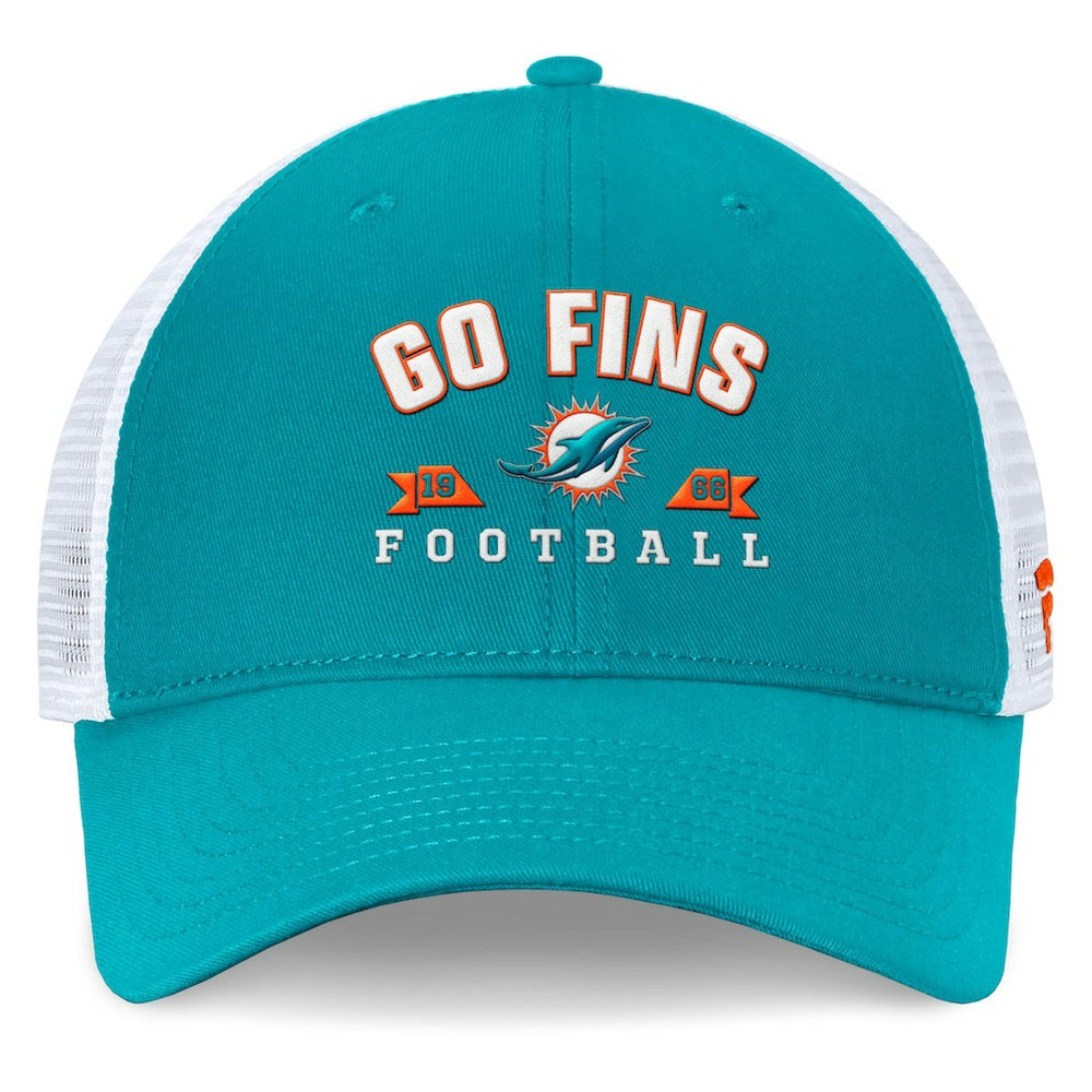 Miami Dolphins Timeout Trucker Adjustable Hat - Aqua - Fanatics