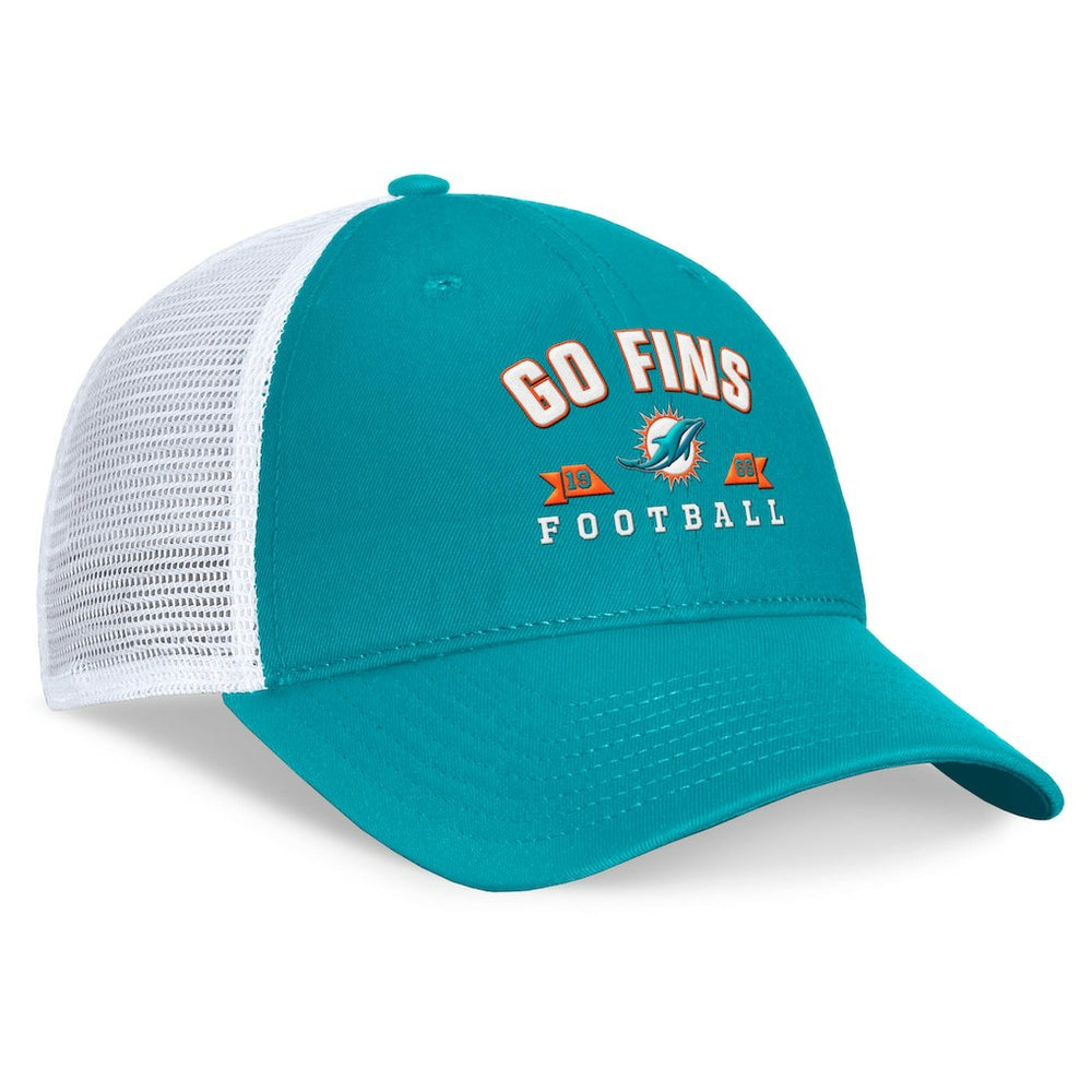 Miami Dolphins Timeout Trucker Adjustable Hat - Aqua - Fanatics