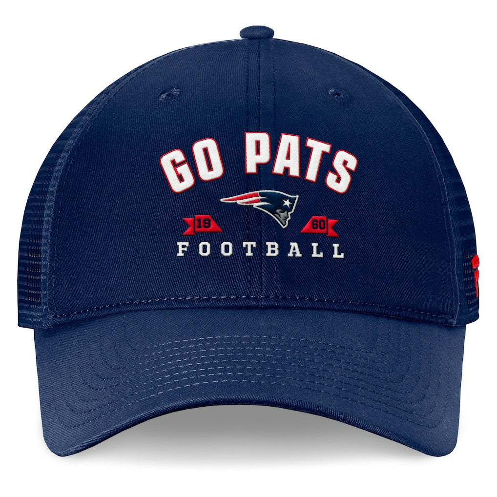 New England Patriots Timeout Trucker Adjustable Hat - Navy - Fanatics