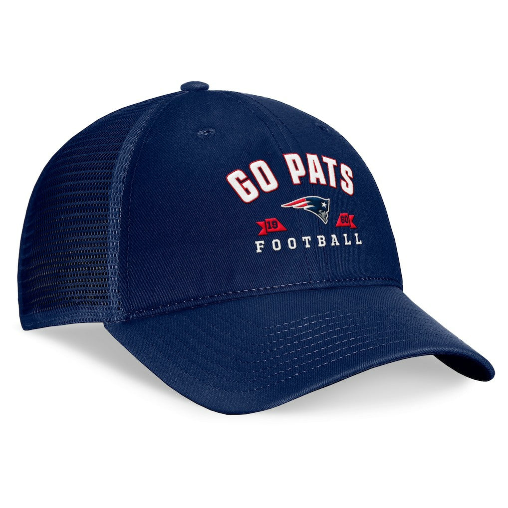 New England Patriots Timeout Trucker Adjustable Hat - Navy - Fanatics