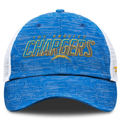 Los Angeles Chargers Challenge Trucker Adjustable Hat - Heather Powder Blue - Fanatics