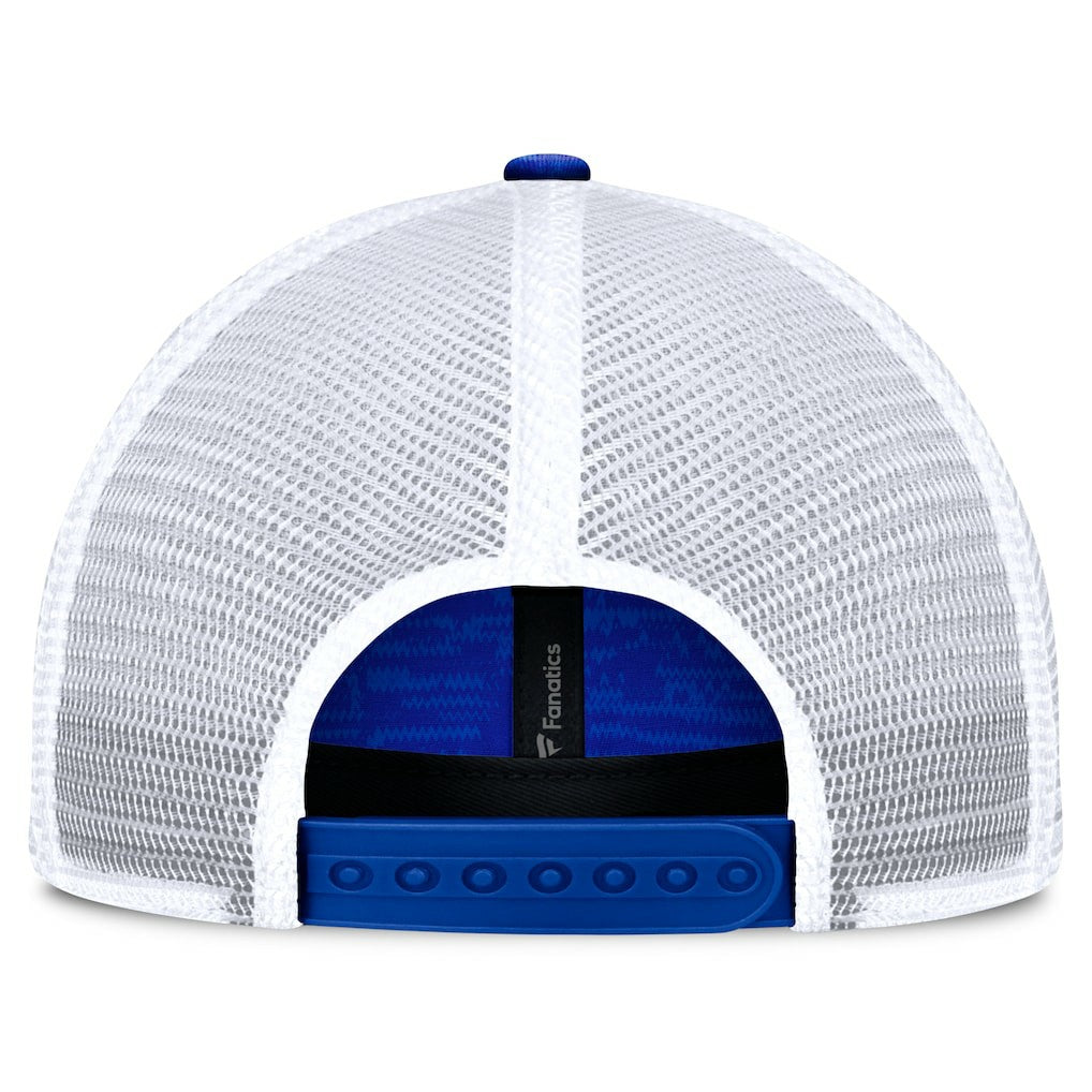 Los Angeles Rams Challenge Trucker Adjustable Hat - Heather Royal - Fanatics