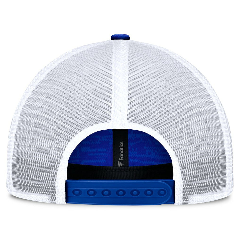 Los Angeles Rams Challenge Trucker Adjustable Hat - Heather Royal - Fanatics
