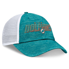 Miami Dolphins Challenge Trucker Adjustable Hat - Heather Aqua - Fanatics
