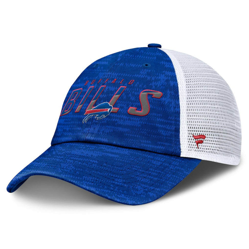 Buffalo Bills Challenge Trucker Adjustable Hat - Heather Royal - Fanatics