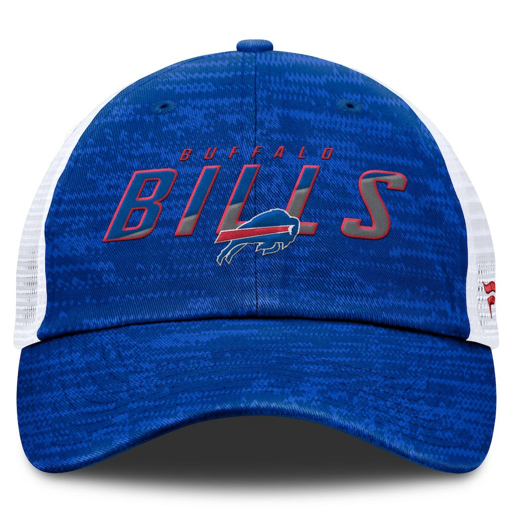 Buffalo Bills Challenge Trucker Adjustable Hat - Heather Royal - Fanatics