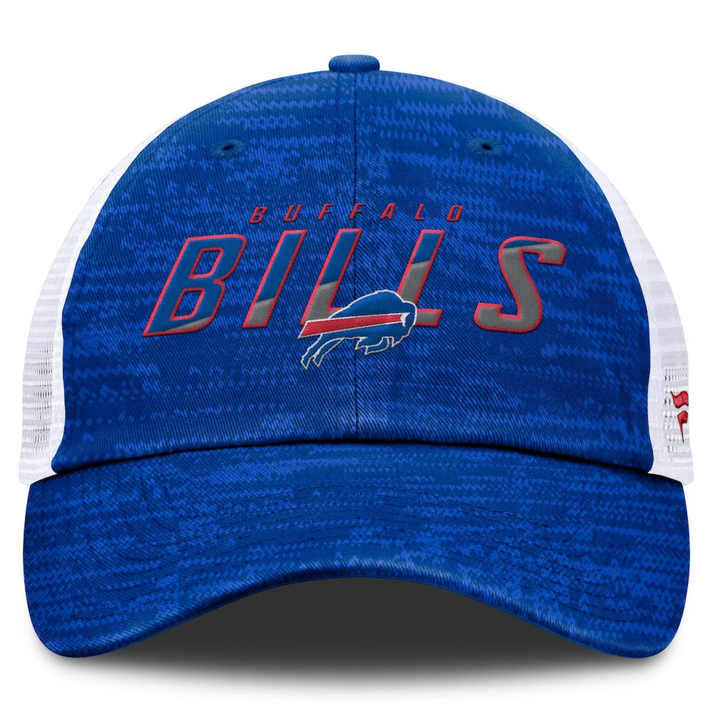 Buffalo Bills Challenge Trucker Adjustable Hat - Heather Royal - Fanatics