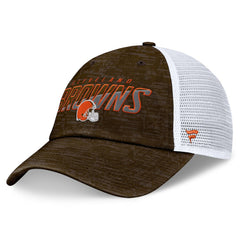 Cleveland Browns Challenge Trucker Adjustable Hat - Brown - Fanatics