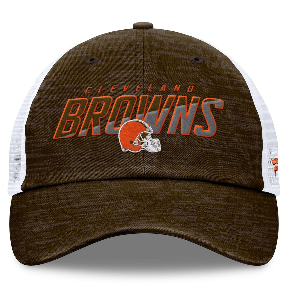 Cleveland Browns Challenge Trucker Adjustable Hat - Brown - Fanatics