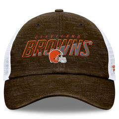 Cleveland Browns Challenge Trucker Adjustable Hat - Brown - Fanatics
