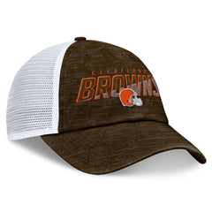 Cleveland Browns Challenge Trucker Adjustable Hat - Brown - Fanatics