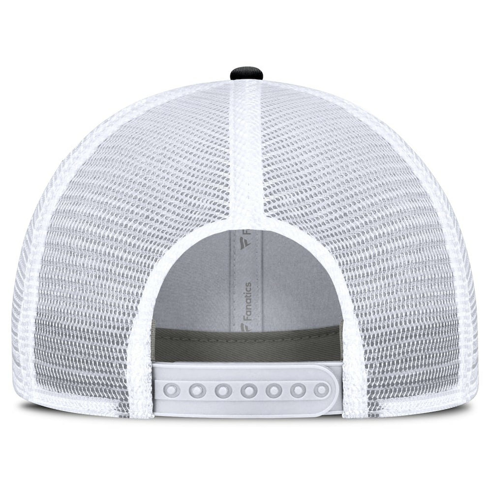 New Orleans Saints Flawless Stripe Adjustable Hat - White/Black - Fanatics