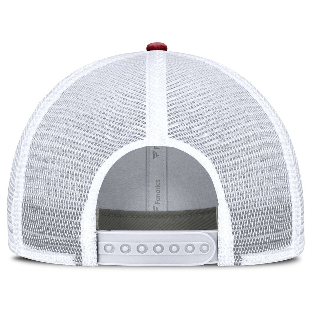 Arizona Cardinals Flawless Stripe Adjustable Hat - White/Cardinal - Fanatics