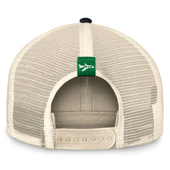 New York Jets Diamond Stripe Trucker Adjustable Hat - Natural/Black - Fanatics