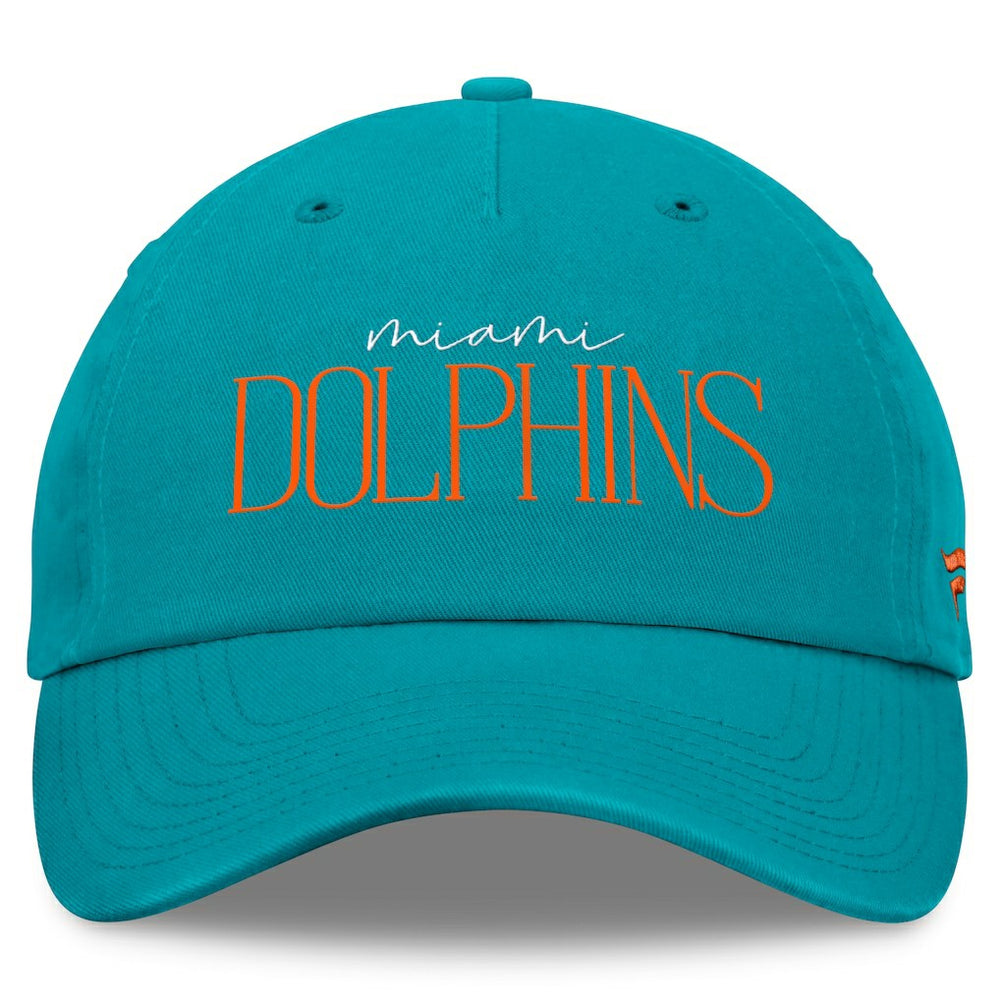 Miami Dolphins Women's Review Unstructured Adjustable Hat - Aqua - Fanatics