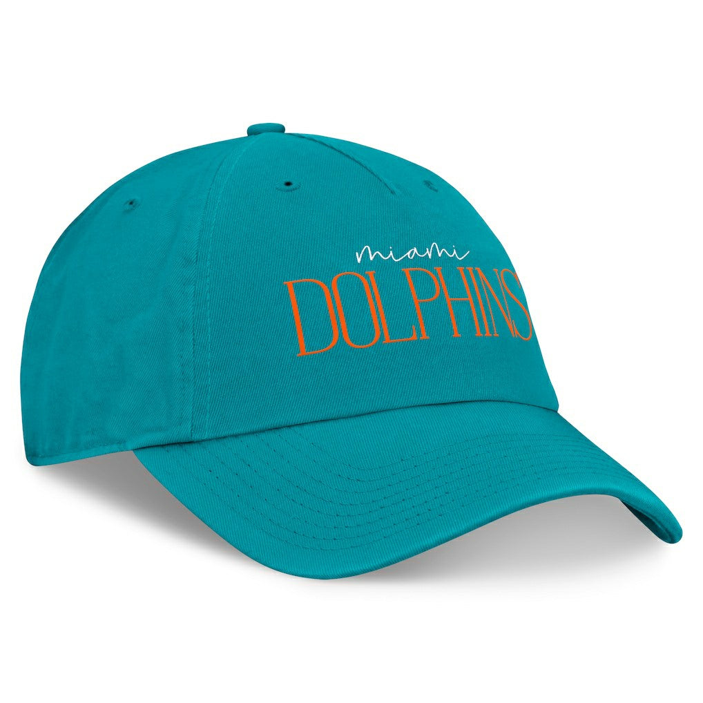 Miami Dolphins Women's Review Unstructured Adjustable Hat - Aqua - Fanatics