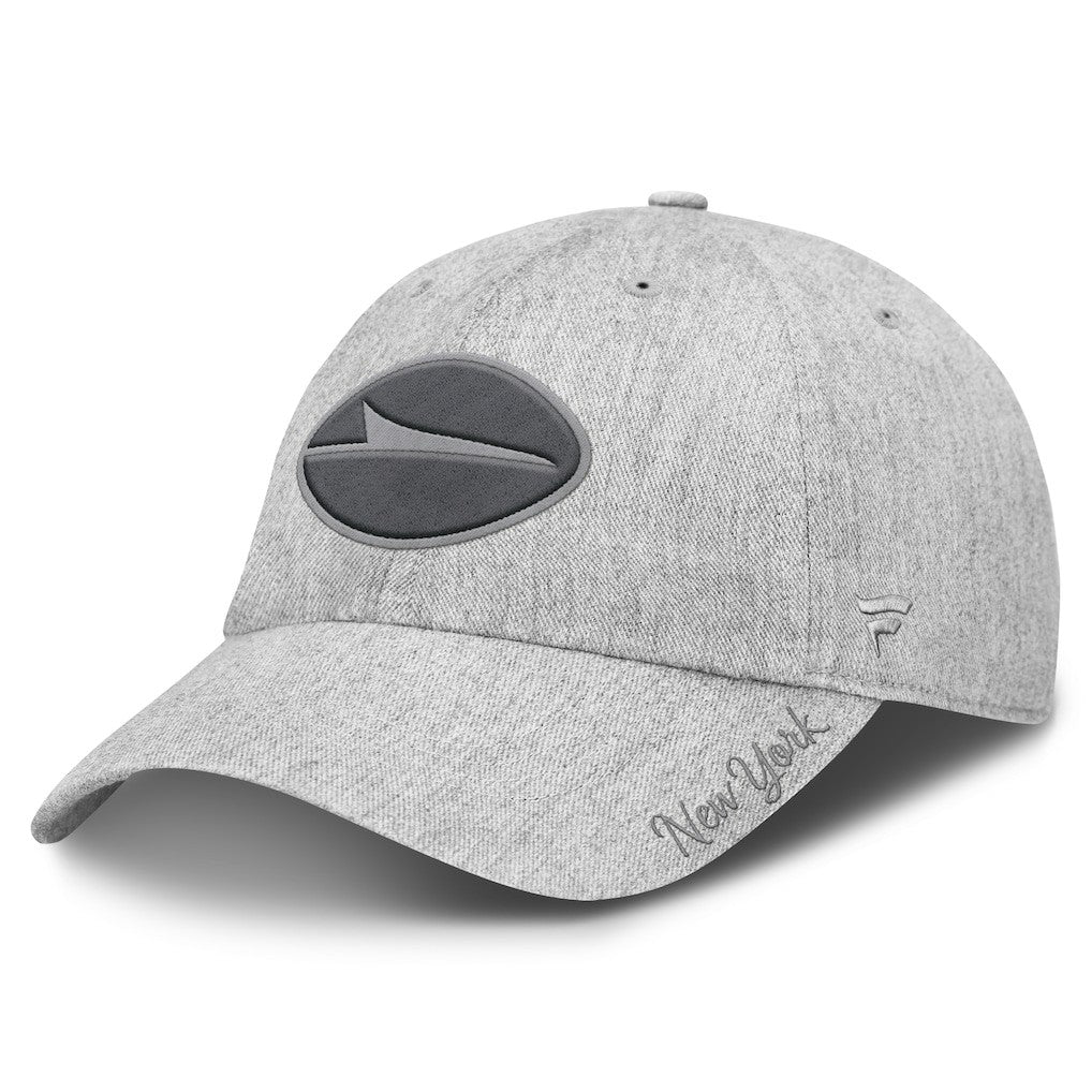 New York Jets Women's Luna Rock Adjustable Hat - Heather Gray - Fanatics