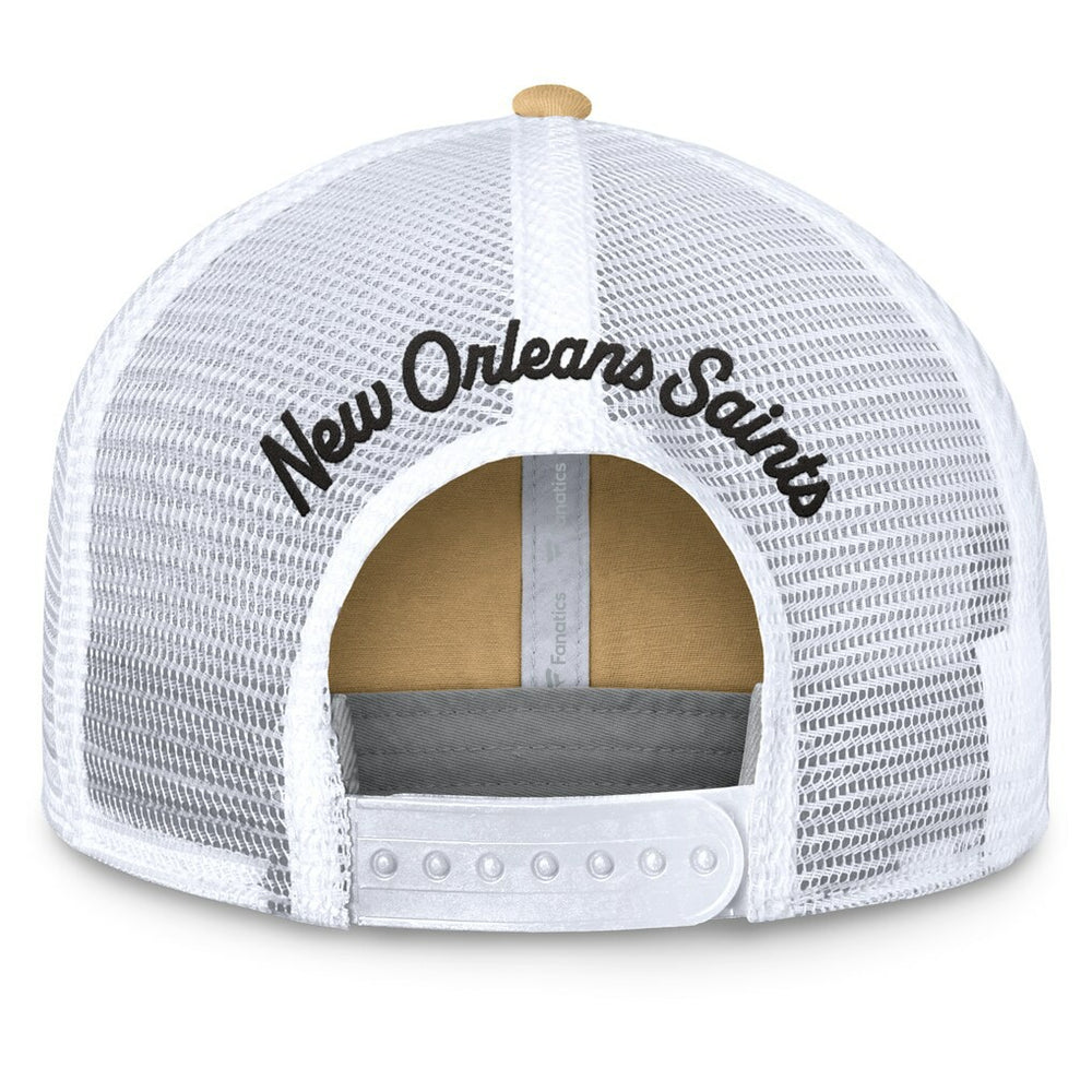 New Orleans Saints Women's Slogan Trucker Adjustable Hat - Gold - Fanatics