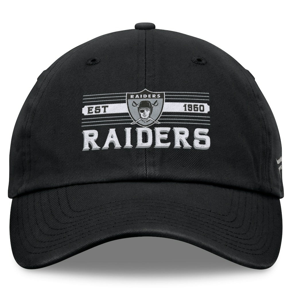 Las Vegas Raiders Vintage Delay Adjustable Hat - Black - Fanatics