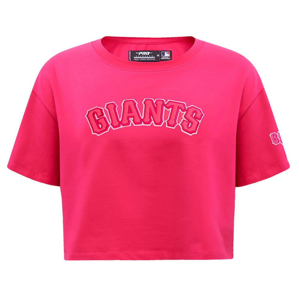 San Francisco Giants Pro Standard Women's Triple Pink Boxy Cropped T-Shirt Online