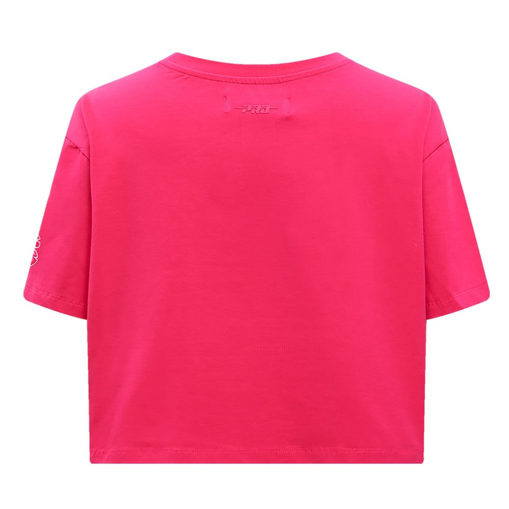 Chicago Cubs Pro Standard Women's Triple Pink Boxy Cropped T-Shirt Outlet